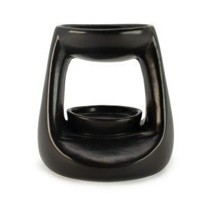 Ceramic Zen Oil Burner - Small Classic - Matt Black