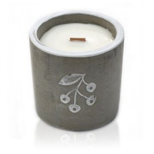 Med Concrete Soy Candle - Berrys - Juniper & Sweet Gin