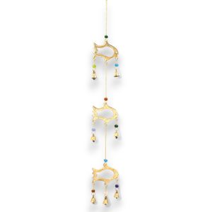Indian Chimes - Fish Drop - 7 Bells - 8.5x54cm