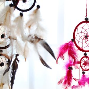 Bali Dreamcatcher - Medium Round - Rainbow